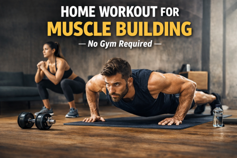 home workout for muscle building without gym