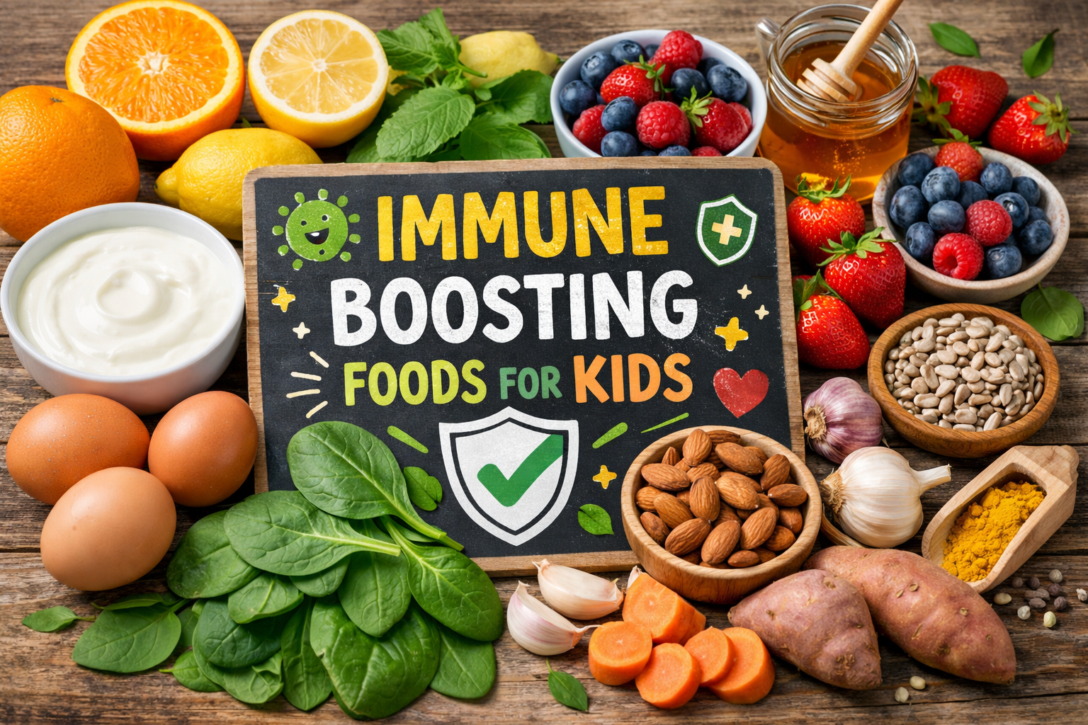Best Immune Boosting Foods for Kids: